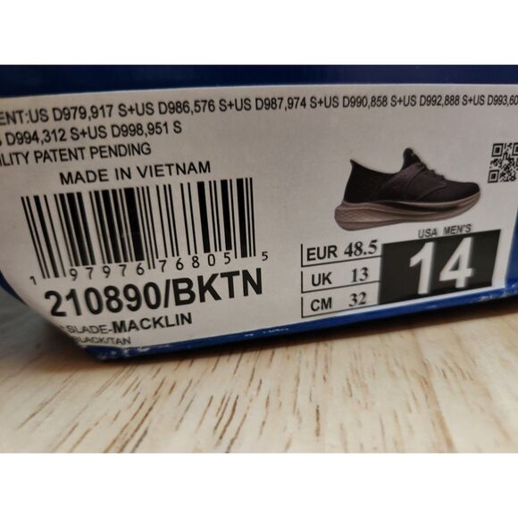 Skechers Hands Free Step Ins Slade Macklin Men's size 14 Black Tan - Picture 9 of 10